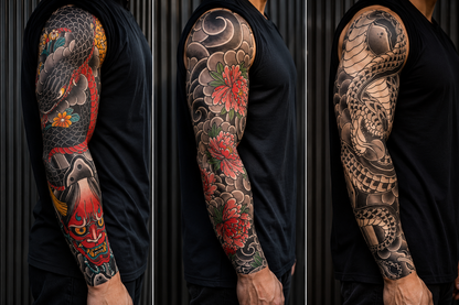 Set de 2 Mangas Tatuaje (Brazo & Pierna) – Talla Universal + ENVÍO GRATIS