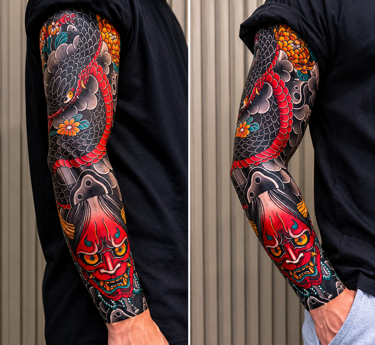 Set de 2 Mangas Tatuaje (Brazo & Pierna) – Talla Universal + ENVÍO GRATIS