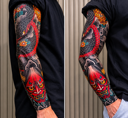 Set de 2 Mangas Tatuaje (Brazo & Pierna) – Talla Universal + ENVÍO GRATIS