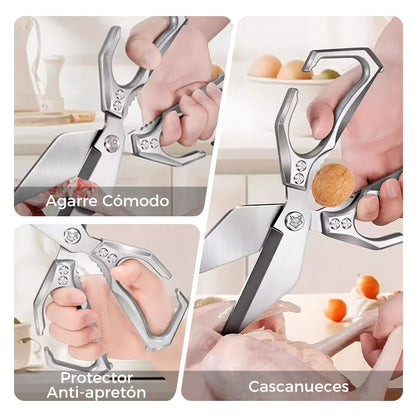 Tijeras de cocina multifuncionales para uso intensivo