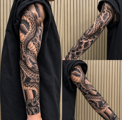 Set de 2 Mangas Tatuaje (Brazo & Pierna) – Talla Universal + ENVÍO GRATIS