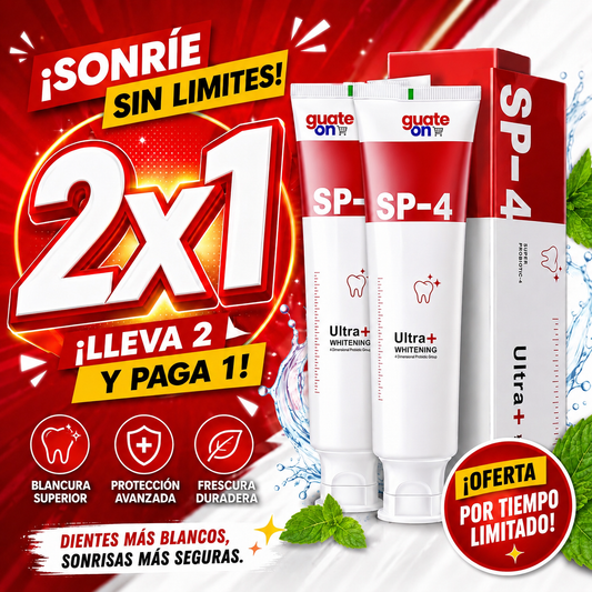 2x1 Pasta Reparadora de Dientes Profesional + Envío Gratis