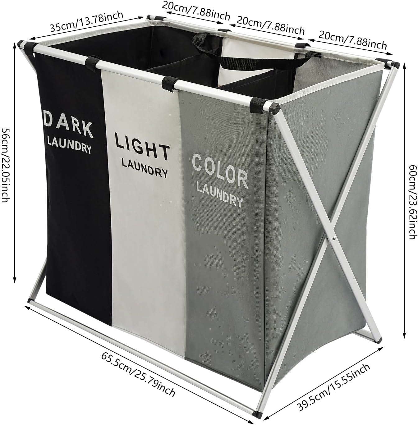 👕ORGANIZADOR DE LAVANDERIA TRIPLE + ENVIO GRATIS 🚚