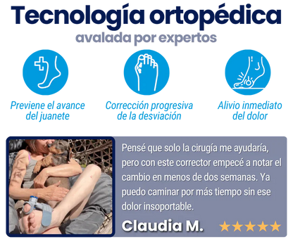 OrtoFix Pro™ Corrector de juanetes + Envío Gratis + Regalo 🎁
