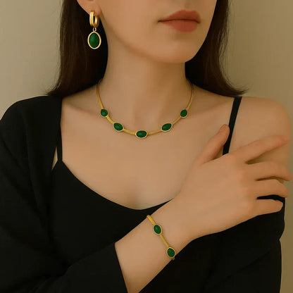 💎 CollarAmor™ Oro – Set 3 Piezas para Energía y Bienestar